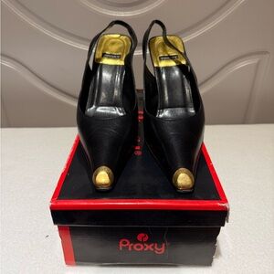 Proxy Black and Gold Women's Shoes